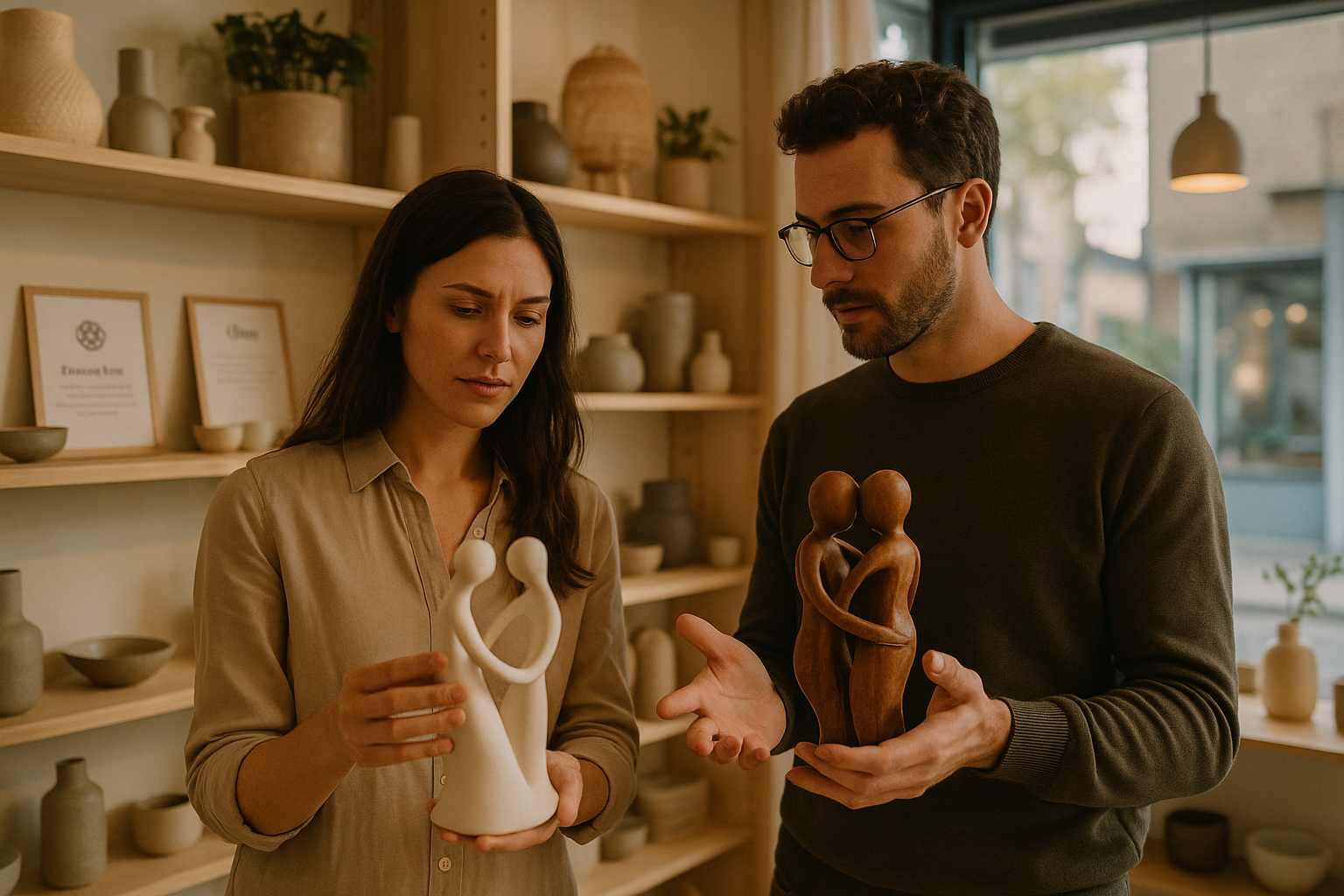 Liefde beeldjes kiezen