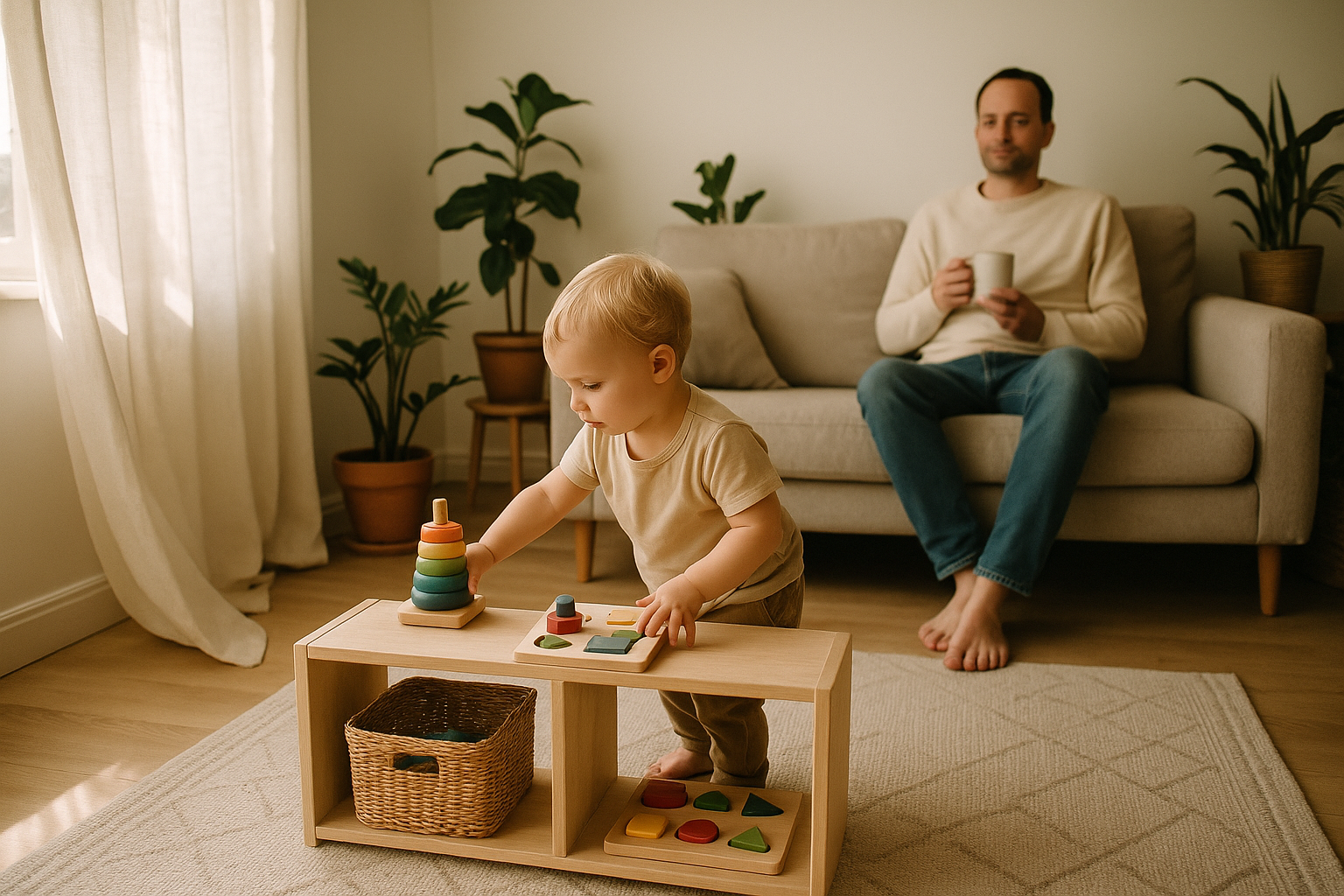 Montessori speelgoed in dagelijks gezinsleven