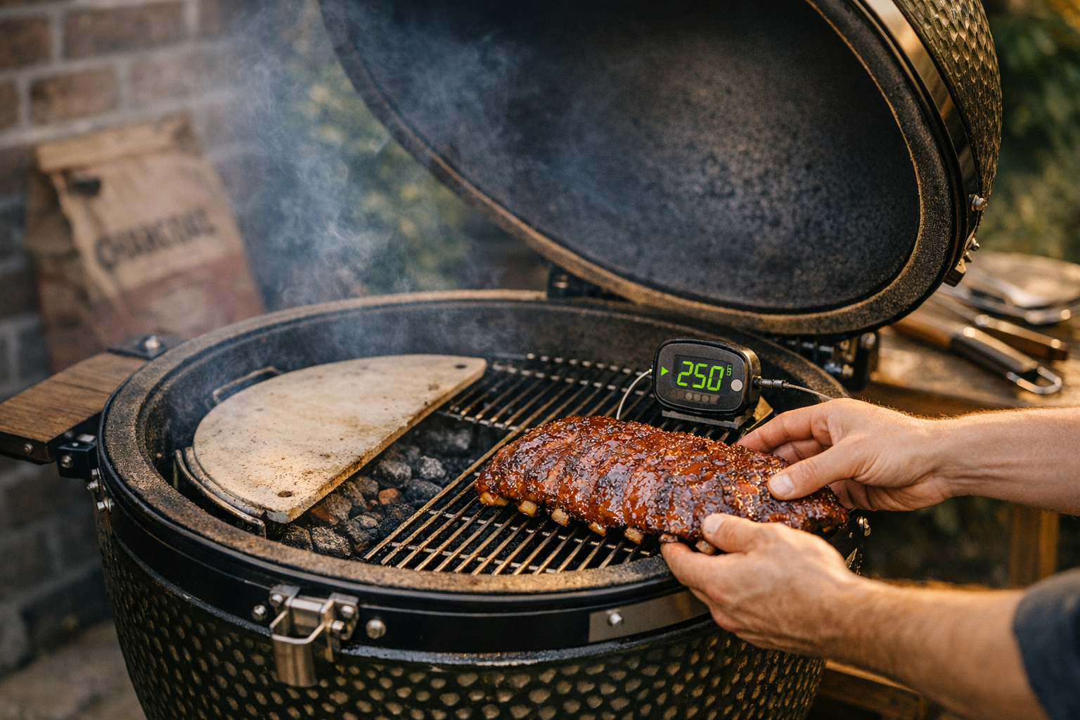 Ring BBQ voor indirect grillen