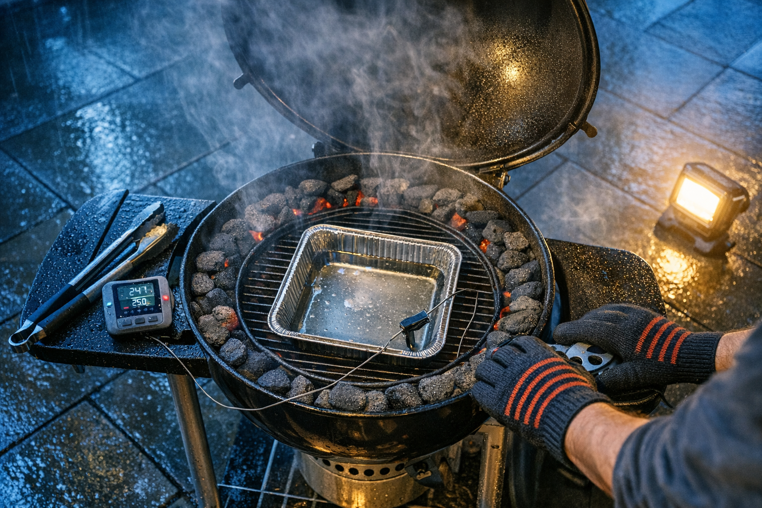 Temperatuur reguleren ring BBQ