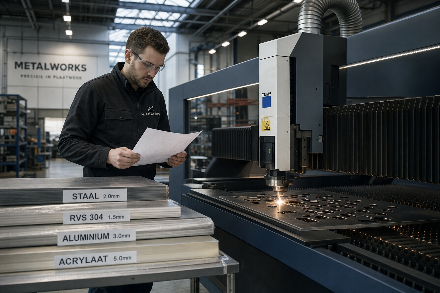 Lasersnijden kosten per materiaal en dikte