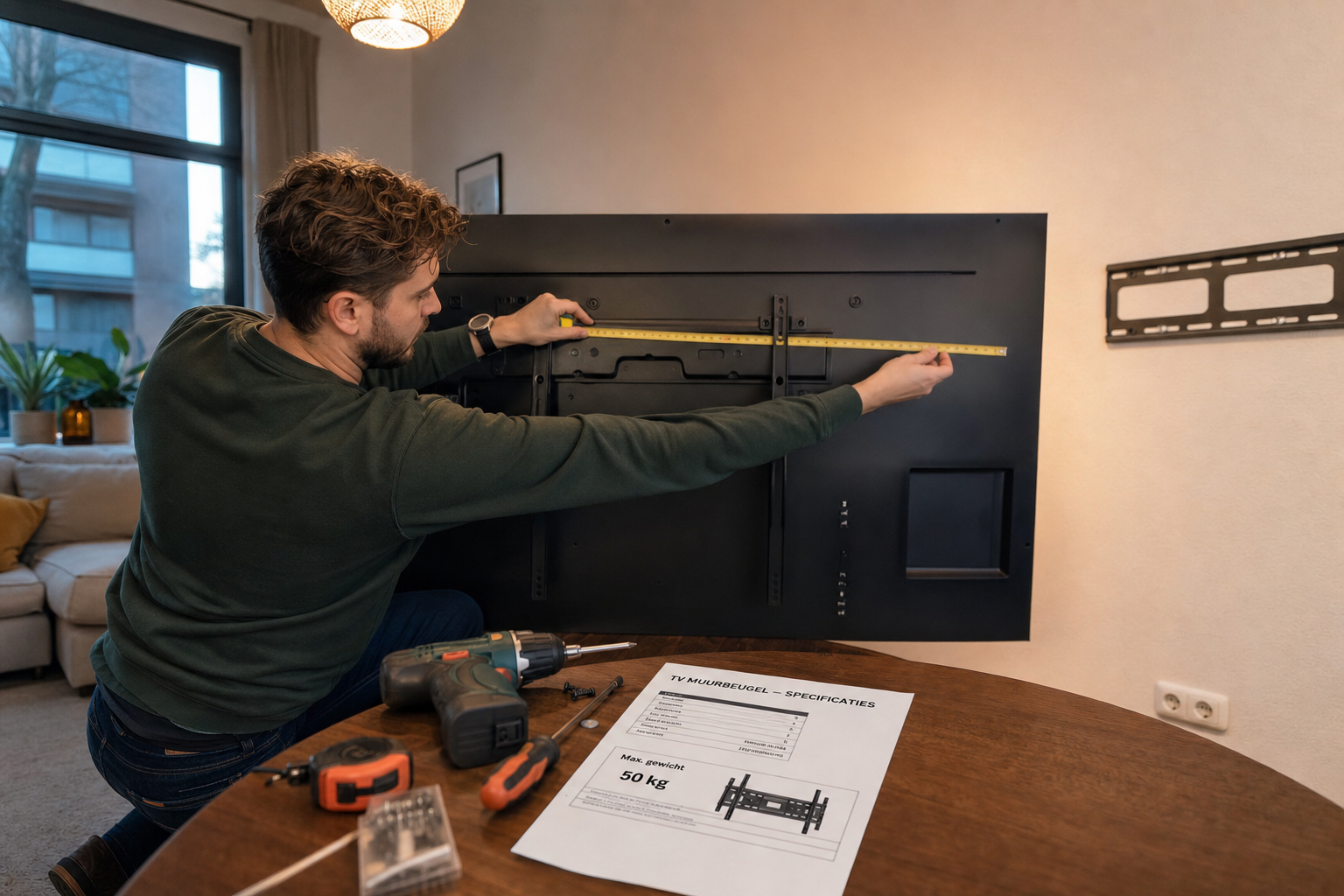 TV beugel voor 75 inch televisie